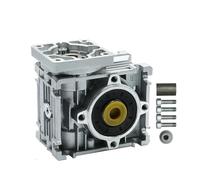 Riduttore di velocità, Riduttore a vite senza fine da 5:1 a 80:1 NMRV030 Arbox a coppia elevata Ingresso 8 mm 11 mm Uscita 14 mm con flangia da 60 mm for motore 23(Ratio15,60X60 for NEMA23)