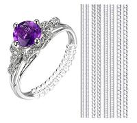 Riduttore Dimensione Anello per Anelli Larghi | Regolatore Trasparente | Invisibile Protettivo per Rendere Piccoli Gioielli in Argento, Platino o Oro Bianco