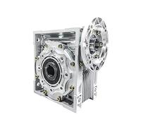 Riduttore elicoidale Riduttore a vite senza fine RV90, rapporto 7,5: 1-100: 1, NMRV090, cambio da 35 mm per motore da 0,55 kW-4 kW(Ratio 50 to 1,IEC Flange100 112 B5)