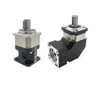 Riduttore epicicloidale ad ingranaggi elicoidali angolo di 90 gradi motore adatto for macchine passo-passo Nema17 50W 100W Servo Macchine tessili(Speed Ratio 4 to 1,PLG042-8mm Input)