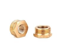 Riduttore esagonale in ottone, Riduttore for boccola esagonale in ottone da 2 pezzi, adattatore for acqua filettato multidimensione F a M