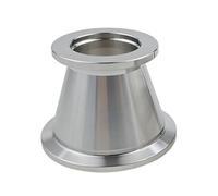 Riduttore for vuoto da KF10/KF16 a KF25 e da KF40 a KF50, adattatore di riduzione Tri-Clamp in acciaio inossidabile 304, raccordo for tubi sanitari for sistemi di vuoto(KF16 to KF25)