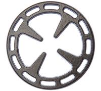 RIDUTTORE GAS GHISA ACCIAIO NERO 12MM REGOLATORE PRESSIONE SICUREZZA DURATURO RE