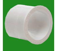 Riduttore In PVC Bianco 50X 25Mm A 20Mm, Giunto Dritto Connettore Condotto