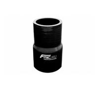 Riduttore in silicone dritto pezzo in silicone nero