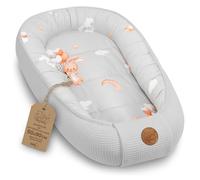 Riduttore lettino neonato - 50x90cm nido baby nest antisoffoco culla pod cocoonababy confortevole cotone waffle babynest per neonati Coniglio