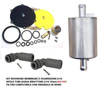 RIDUTTORE LI10 - MEMBRANE - GUARNIZIONI - FILTRI - TUBI ACQUA TAGLIANDO COMPLETO