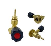 Oxyturbo Rubinetto Gas Con Valvola Antiritorno 7/16" x Turboset 90