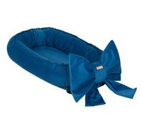 Riduttore nido multifunzionale con fiocco neonato poliestere con materasso (colore: blu scuro)