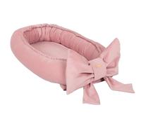 Riduttore nido multifunzionale con fiocco neonato poliestere con materasso (colore: rosa chiaro)