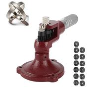 Riduttore per barella per anelli, regolatore della dimensione dell'anello con rulli da 14 pezzi, barella per anelli per gioielli, strumento per ingrandire la macchina per la