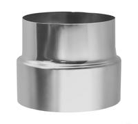Riduttore per canna fumaria in acciaio inox, adattatore per canna fumaria, connettore multi-dimensione, per stufe a legna, sistema di riscaldamento in muratura, installazione di sfiato del camino, 60