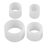 Riduttore per Mola da Banco in Plastica Bianca 7-8 MM | Ricambio per Mole e Dischi Abrasivi, Foro Aderente, Uso su Banco e Fai da Te, per Pietra e Lavorazioni