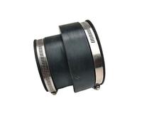 Riduttore per Tubi in Gomma con Fascette Metalliche, Connettore Diritto per Tubi d'Acqua e Scarico, Giunto di Riduzione, DN25-200, 1 Pezzo(Directaccesstodn90)