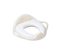 Riduttore per WC Antiscivolo con seduta imbottita molto confortevole e Pugno Tega Baby tema Orso colore bianco perla