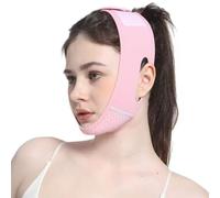 Riduttore riutilizzabile per il doppio mento, maschera lifting V-Line, fascia anti-invecchiamento, cintura per sollevamento viso, snellente e scolpita la mascella, per una pelle sollevata e compatta