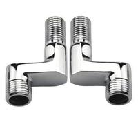 Riduttore rubinetto maschio, adattatore doccia da 3/4 a 1/2, braccio girevole regolabile, pollice a in ottone, gomito a