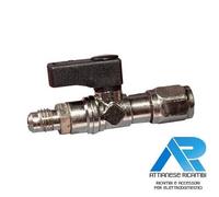 RIDUTTORE RUBINETTO RACCORDO BOMBOLA VALVOLA 1/2" ACME SX 1/4" GAS R290 R32