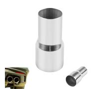 Riduttore Scarico Inox 63-76 mm, Adattatore Connettore Tubo Marmitta Auto Moto, Terminale Scarico Universale, Montaggio Senza Saldatura, Ottimizza Performance(51mm-63mm)
