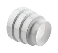 Riduttore Universale 80mm-120mm Riduttore Universale per Sistemi di Ventilazione in PP Riduttore Rotondo per Canalizzazione Adattatore Tubo di Scarico per Tubo in PVC Riduttore per Tubo di Scarico