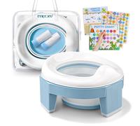 Riduttore WC Bambini Vasino Portatile da Viaggio Riduttori Sedile 3 in 1 Water