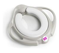 Ok Baby Pinguo Riduttore Wc con Manici e Morbida Seduta Colore Grigio