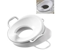 Riduttore WC, Riduttore Water Bambini, Vasetto per Bambini WC con Maniglie, per Ragazzi e Ragazze (Bianco)