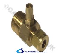 Riduzione 8MM Comp X 1.3cm Maschio a Vite Filettatura IN Linea Gas Test Point