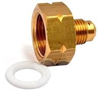 RIDUZIONE ADATTATORE PER BOMBOLA GAS REFRIGERANTE R32 - PASSO SINISTRO USCITA 5/16" SAE