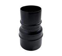 Riduzione D. 100 maschio - 80 masschio, smaltato verniciato 600 gradi smaltato 600 gradi stufa pellet tubo nero CE Made in Italy