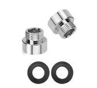 Riduzione da 3/4 a 1/2, 2 riduttori da 3/4 pollici filettatura interna da 1/2 pollici, filettatura esterna in acciaio inox, raccordo filettato riduttore, prolunga per rubinetto per giunti di tubi