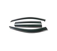 Riduzione del Rumore e Turbolenze Parapioggia Per Visiera Porta Per CX-5 Set Di 4 Strisce Lucide In Acciaio Inossidabile(2017 models)