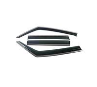 Riduzione del Rumore e Turbolenze Per Protezioni Antipioggia Per Porte Per Renegade Finiture In Acciaio Inossidabile Materiale PC Set Da 4