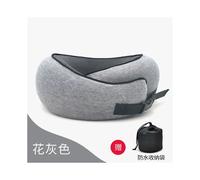(Riduzione della carta B) Cuscino da viaggio per il collo, resistente, a forma di U, recupero lento, morbido supporto