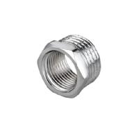 Riduzione esagonale MF in ottone cromo IBP 3/4" x 1/2"