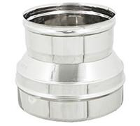 Riduzione Inox Per Canne Fumarie - Diam. M 120-f 80