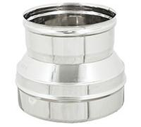RIDUZIONE INOX PER CANNE FUMARIE Diam M 250 F 120