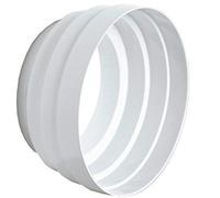 Riduzione Per Aerazione Canalizzata Concentrica Per Tubo Non Bicchierato. Attacco Maschio/Femmina, Sezione Ø Mm. 128. In Pvc, Colore Bianco.