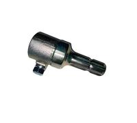 Ama Riduzione per Presa di Forza con Bullone Bonificata - Profilo Esterno 1"3/8 Z6, Profilo Interno 1"3/4 Z6, Lunghezza 165 mm per Uso Agricolo, Made in Italy