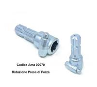 Riduzione per presa di forza 1 3/8 con 6 scanalature con pulsante