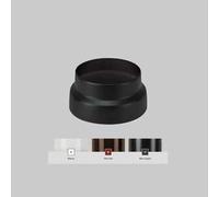 RIDUZIONE SMALTATA CLASSIC Ø 150-120 mm Col nero Tubi Smaltati Stufe Legna