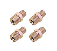Riduzione Tubo Montaggio Esagonale Nipplo 3/8 X 1/2 BSP Maschio connettore 4pz
