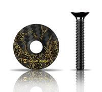 RIE:SEL Design STEM, Tappo a forca-Top cap Unisex, Foglie di Quercia, 1 1/8" (2,85 cm)