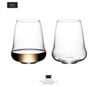 Riedel - 2 Bicchieri da Vino SL Stemless Wings Champagne/Sauvignon/Riesling