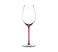 RIEDEL 4900/28R Fatto A Mano Calice da champagne con stelo rosso, cristallo