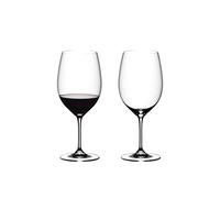 RIEDEL 6416/0 - Set di 2 calici da vino rosso, in cristallo, per Vinum Cabernet Sauvignon/Merlot