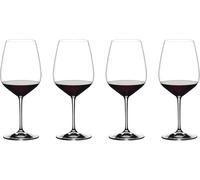 RIEDEL Extreme, Set 4 Calici Vino 'Cabernet' Vetro Cristallo Cristallo Contorni estremi, 4 Pezzi, 56 Oz, Rosso, Tulip, Bicchiere da vino rosso
