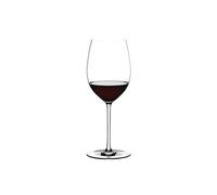 RIEDEL Fatto A Mano Cabernet/Merlot, confezione singola, cristallo trasparente e bianco, realizzato a mano