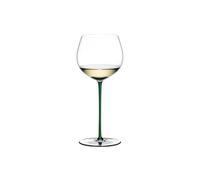 RIEDEL Fatto A Mano Chardonnay - Bicchiere da vino in legno di quercia, colore: Verde