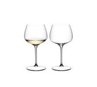 RIEDEL Grape Chardonnay/Gin Tonic Glass, confezione da 2 pezzi, trasparente cristallo